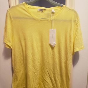 Vince tee baby yellow sz L